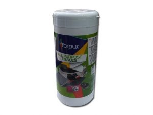 Wet wipes for cleaning office equipment Forpus, (100 pcs.)