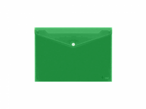 Envelope with print Forpus, A4, plastic, green, transparent 0820-006