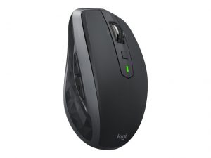 Logitech MX Anywhere 2S Wireless Mouse, RF Wireless + Bluetooth, 4000 DPI, Graphite