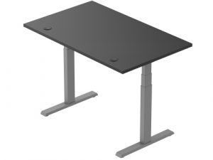 Adjustable Height Table Up Up Thor Gray, Table top M Black