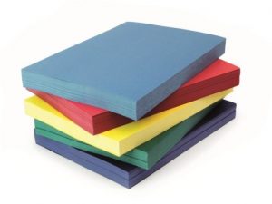 Binding covers Delta A4, 250g/m², cardboard, black (100 pcs.)