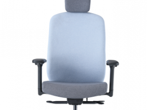 Up Up Athene ergonomic office chair Black, Grey + Blue fabric