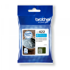 Brother LC422 (LC422C) Ink Cartridge, Cyan