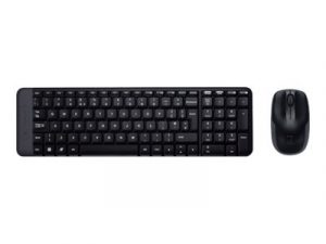 Logitech MK220 Combo Wireless Keyboard + Mouse, US, Black