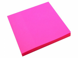 Sticky notes Forpus, Neon, 75x75mm, Pink (1x80)