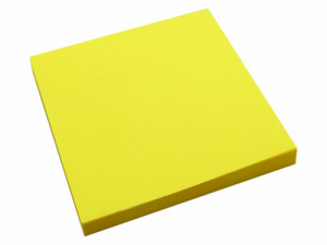 Stiky notes Forpus, Neon, 75x75mm, Yellow (1x80)