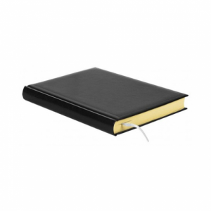 Planning notebook Forpus, A5/360,  PVC cover, Black, Yellowi pages  0726-191