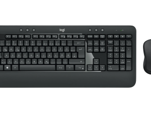 Logitech MK540 Advanced Combo Wireless Keyboard + Mouse, RF Wireless, EN+ARA, Black