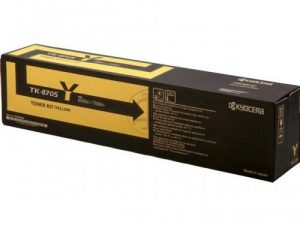 Kyocera TK-8705Y (1T02K9ANL0) Toner Cartridge, Yellow