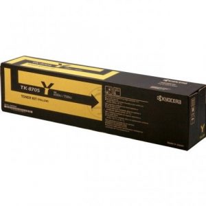 Kyocera TK-8705Y (1T02K9ANL0) Toner Cartridge, Yellow