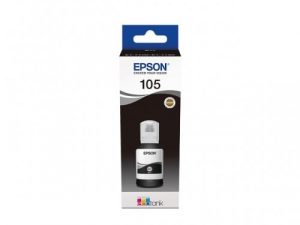 Epson 105 EcoTank (C13T00Q140) Ink Refill Bottle, Black