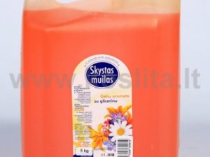 Soap, liquid, with glycerin, floral fragrance  5l