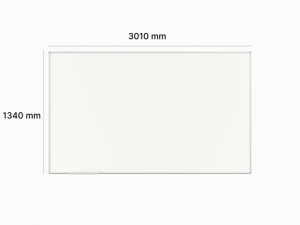 Projectio and dry erase writingboard 3010 x 1340 mm TK-Team (SPEC)