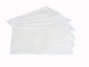 Envelope, adhesive, C6, 175x110 + 15 mm (160x110 mm), clear 50pcs.