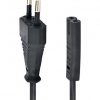 Gembird PC-184/2 Power cable, EU Power plug, 1.8m, Black