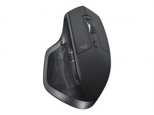 Logitech MX Master 2S Wireless Mouse, RF Wireless + Bluetooth, 4000 DPI, Graphite