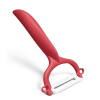 Kyocera CP-10 NRD Horizontal Ceramic Y Peeler, Red