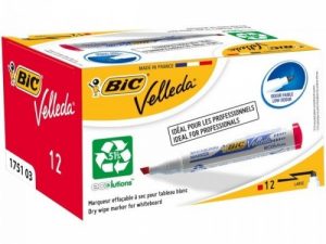 Whiteboard Marker BIC Velleda, 3.7-5.5 mm Chisel tip, red 1 pcs.