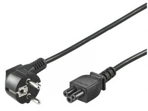 Goobay NK 114 S-180 Power Cord CEE 7/7 (Type-F) to C5, 1.8 m, Black