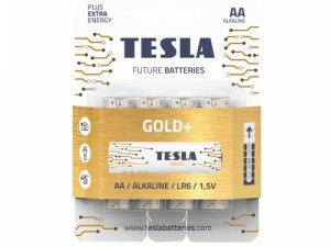 Batteries Tesla AA Gold+ Alkaline LR06 2700 mAh (4 pcs) (12060420)