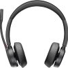 Poly Voyager 4320 MS Teams Wireless Headset, Bluetooth, USB-A, +BT700 dongle, Black