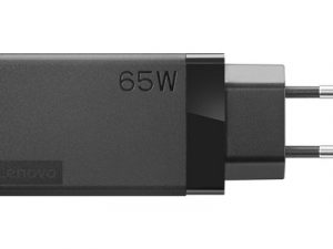 Lenovo 40AW0065WW USB-C AC Travel Adapter, 65W, Black