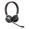 Jabra Evolve 65+ UC Stereo Link370 Wireless Headset, Bluetooth, USB-A, Charging Stand, Black