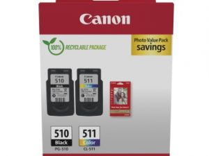 Canon PG-510/CL-511 (2970B017) Photo value pack Ink Cartridge Multipack, BK/CMY