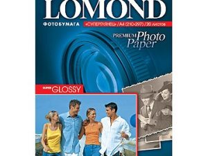 Lomond Premium Photo Paper Super Glossy 260 g/m2 A4, 20 sheets, Bright