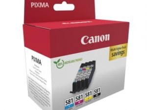 Canon CLI-581 (2103C007) Ink Cartridge Multipack, C/M/Y/BK