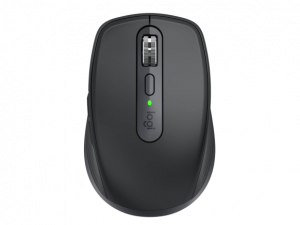 Logitech MX Anywhere 3S for Business Wireless Mouse, RF Wireless + Bluetooth, 8000 DPI, Graphite