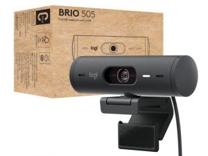 Logitech Brio 505 Webcam, 4 MP, FHD 1920x1080, USB-C, Graphite