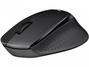 Logitech B330 Silent Plus Wireless Mouse, RF Wireless, 1000 DPI, Black