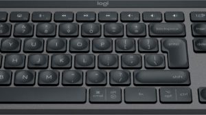 Logitech MX Keys S Wireless Keyboard, RF Wireless+Bluetooth, Illuminated, US Int, Graphite