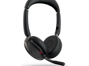 Jabra Evolve2 65 Flex MS Stereo Link380c Wireless Headset, Bluetooth, USB-C, Black