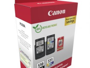 Canon PG-510/CL-511 (2970B017) Photo value pack Ink Cartridge Multipack, BK/CMY