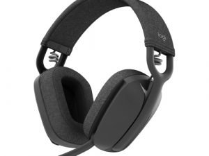 Logitech Zone Vibe 100 Wireless Headphones, Bluetooth, Graphite